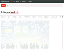 Tablet Screenshot of informationlife.net